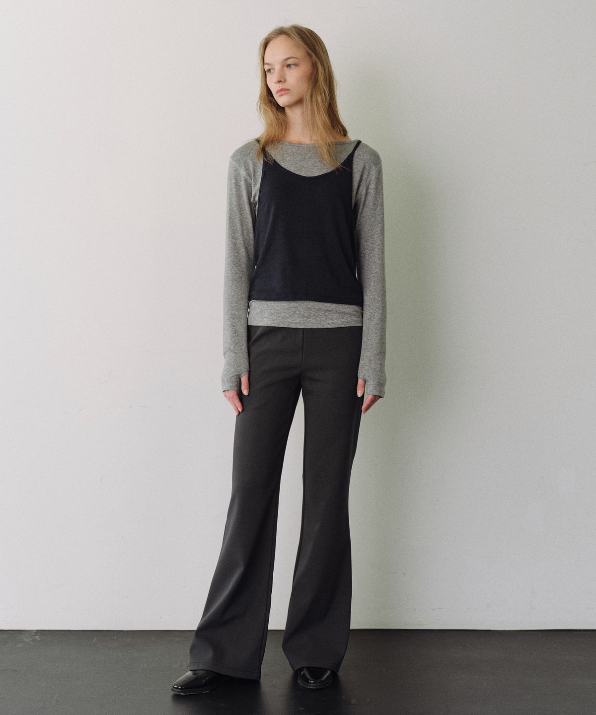 유라고(URAGO) Banding boots cut pants