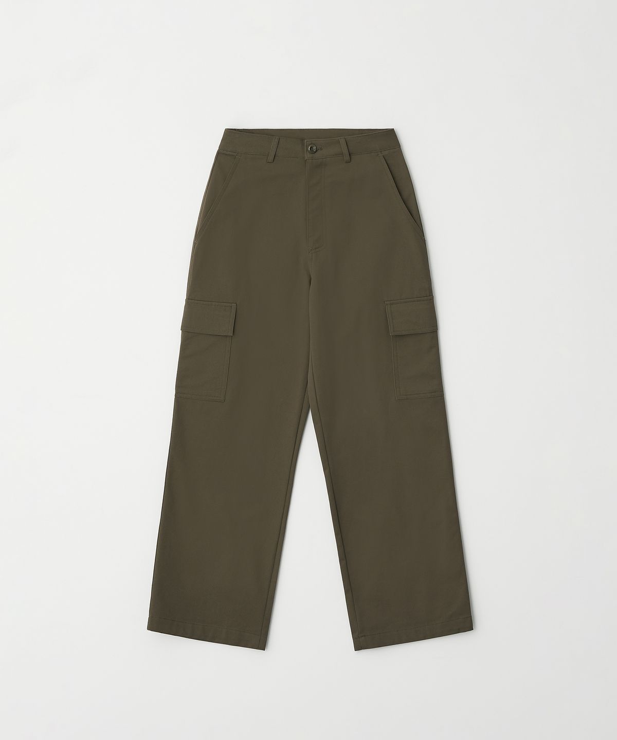 벗튼(BUT'TON) Cargo Pocket Wide Pants (Khaki Brown)