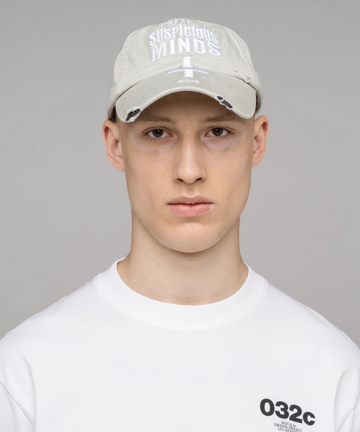 032씨(032C) (U) 서스피셔스 마인드 캡 페이디드 그레이 SUSPICIOUS MINDS CAP FADED GREY