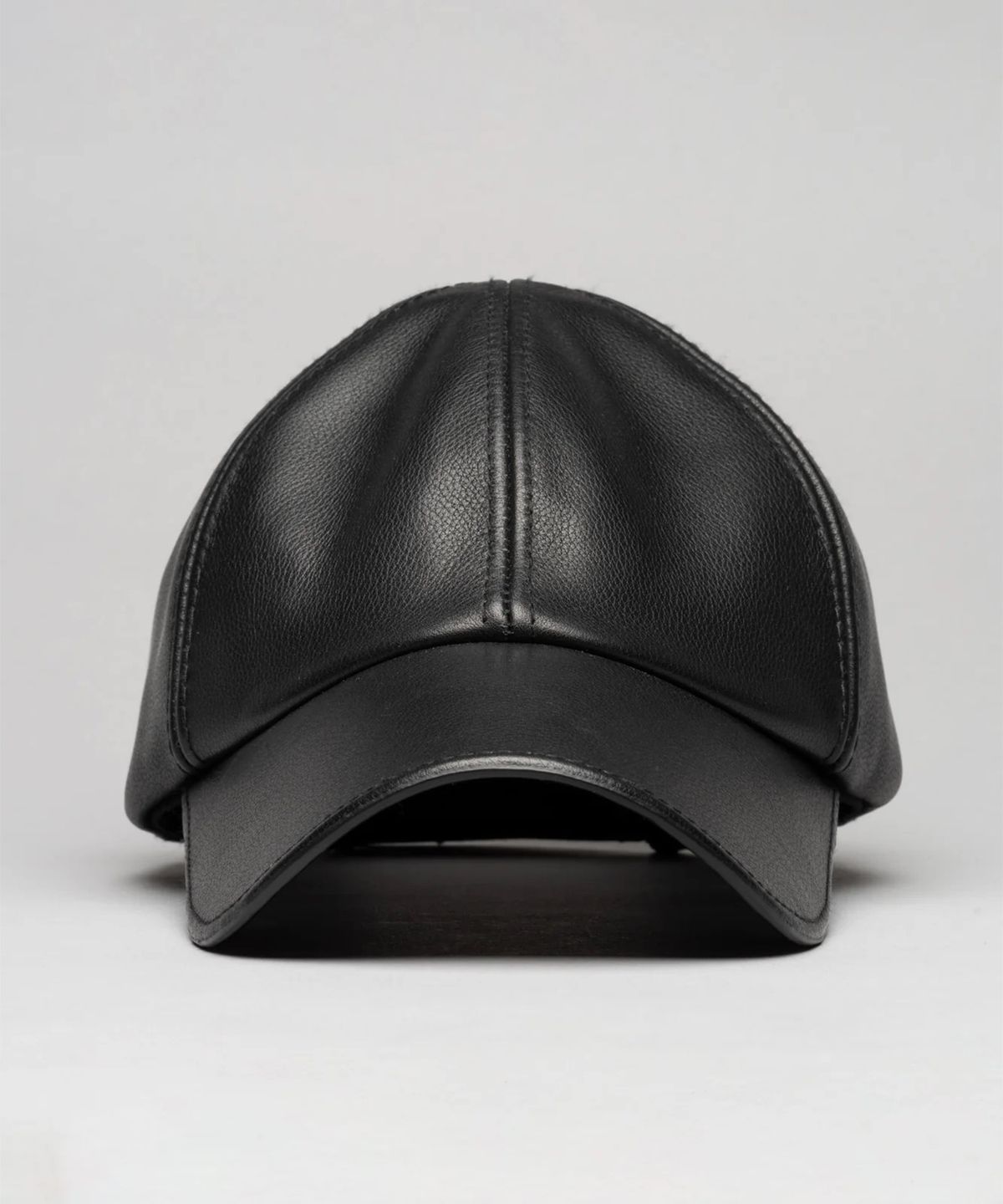 032씨(032C) (U) 레더 캡 블랙 LEATHER CAP BLACK