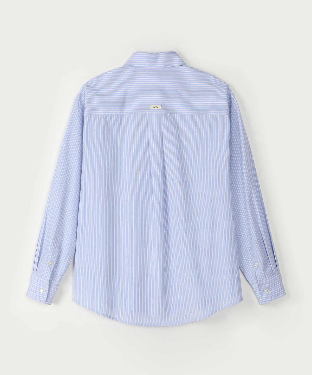 아위(AHWE) STRIPE OVERFIT SHIRT_BLUE