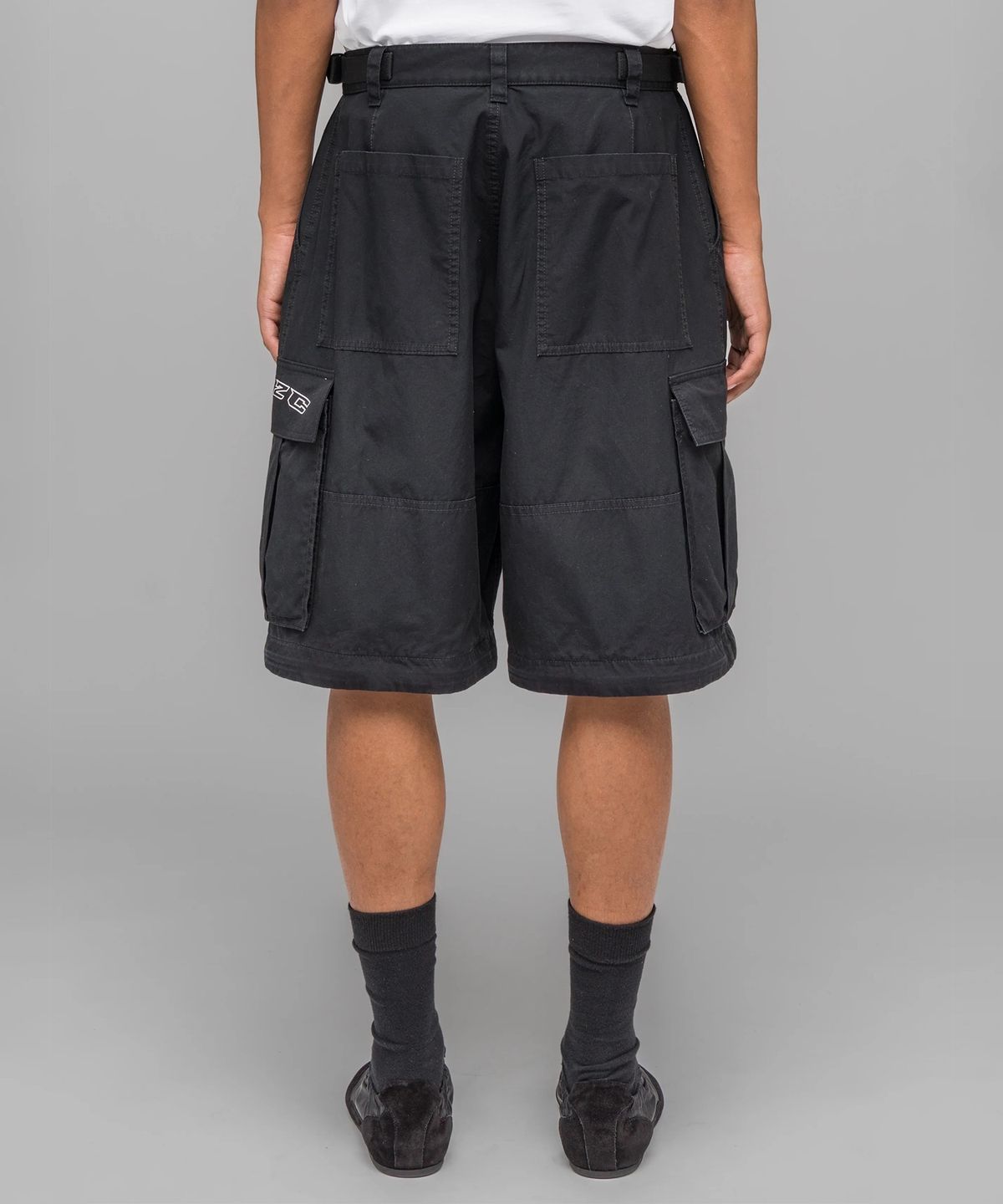032씨(032C) (U) 더블 엣지 스워드 카고 팬츠 블랙 DOUBLE-EDGED SWORD CARGO PANTS BLACK