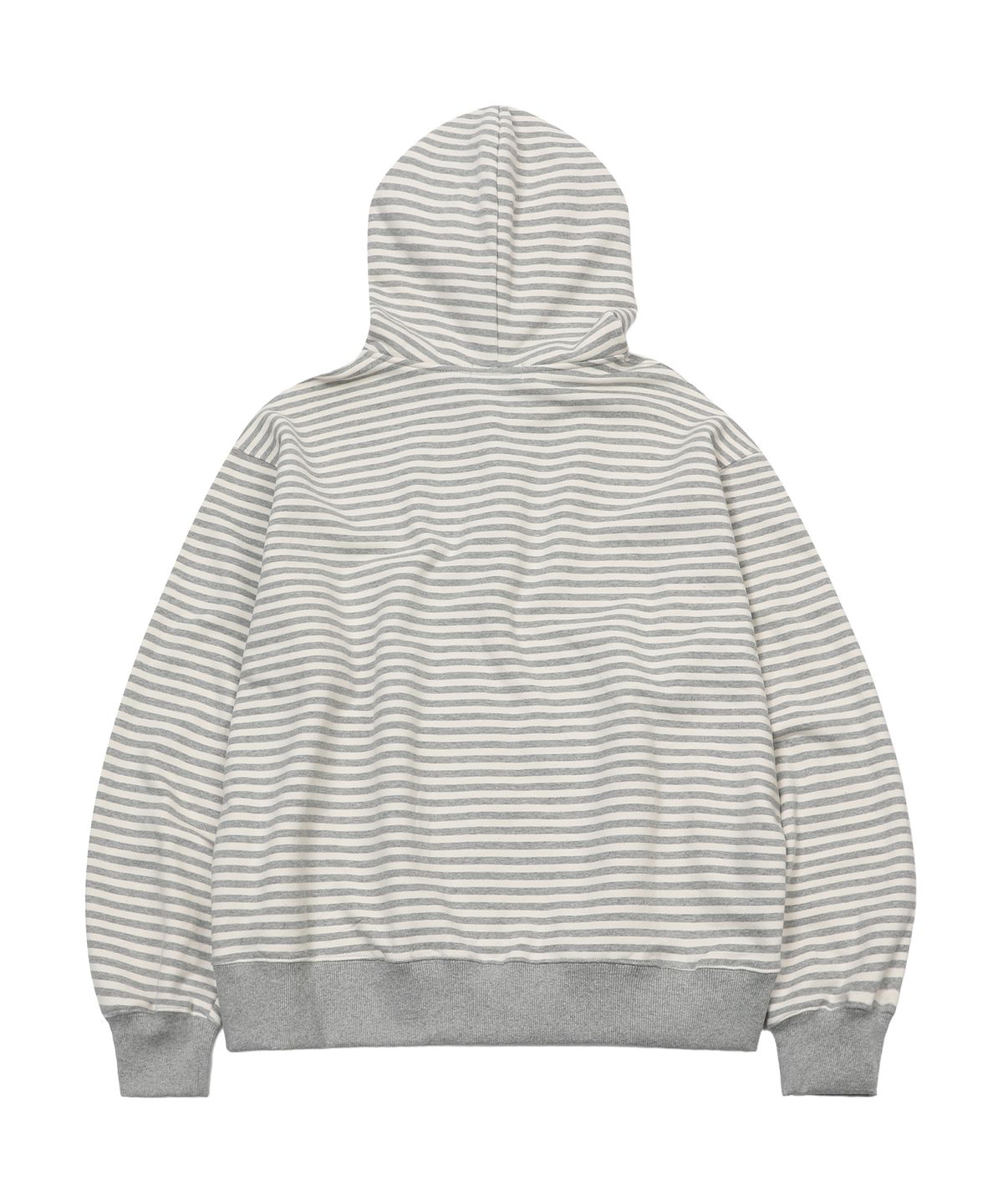 에스이에스티(S'EST) Stripe Logo Hoodie Zip Up Gray