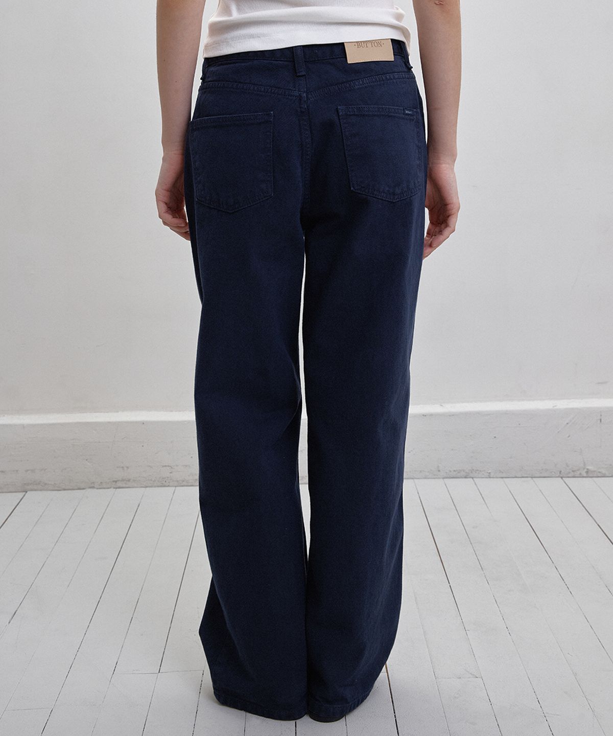 벗튼(BUT'TON) Dying Wide Pants (Navy)