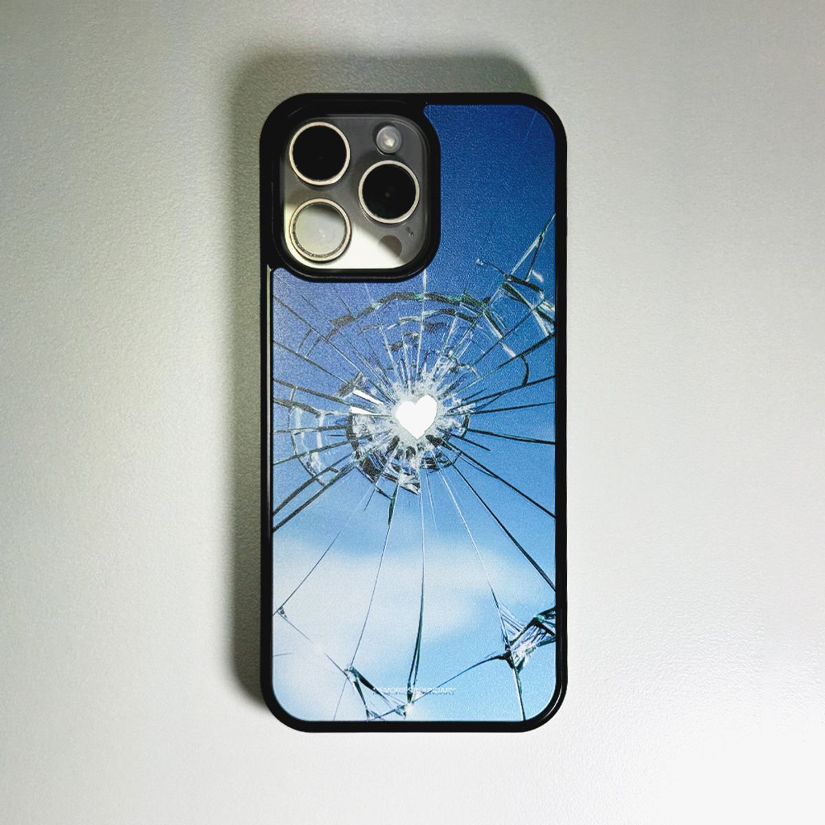 메모리즈바운더리(MEMORIESBOUNDARY) Crack of Sky Bumper Mirror Phone Case (MagSafe)