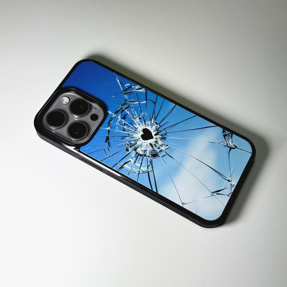 메모리즈바운더리(MEMORIESBOUNDARY) Crack of Sky Bumper Mirror Phone Case (MagSafe)