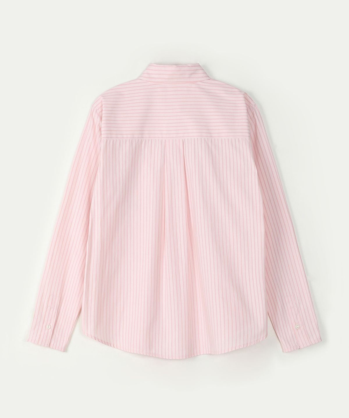 아위(AHWE) STRIPED REGULAR-FIT SHIRT_PINK