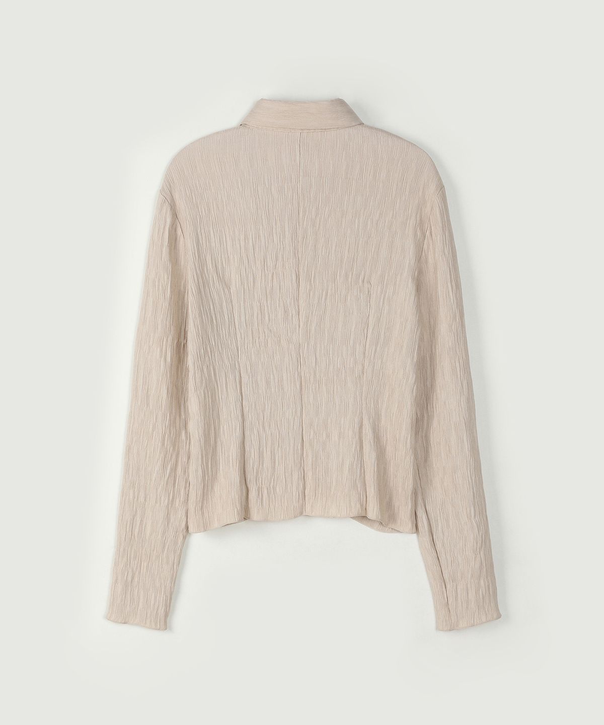 아위(AHWE) CRINKLE SHIRT_L BEIGE