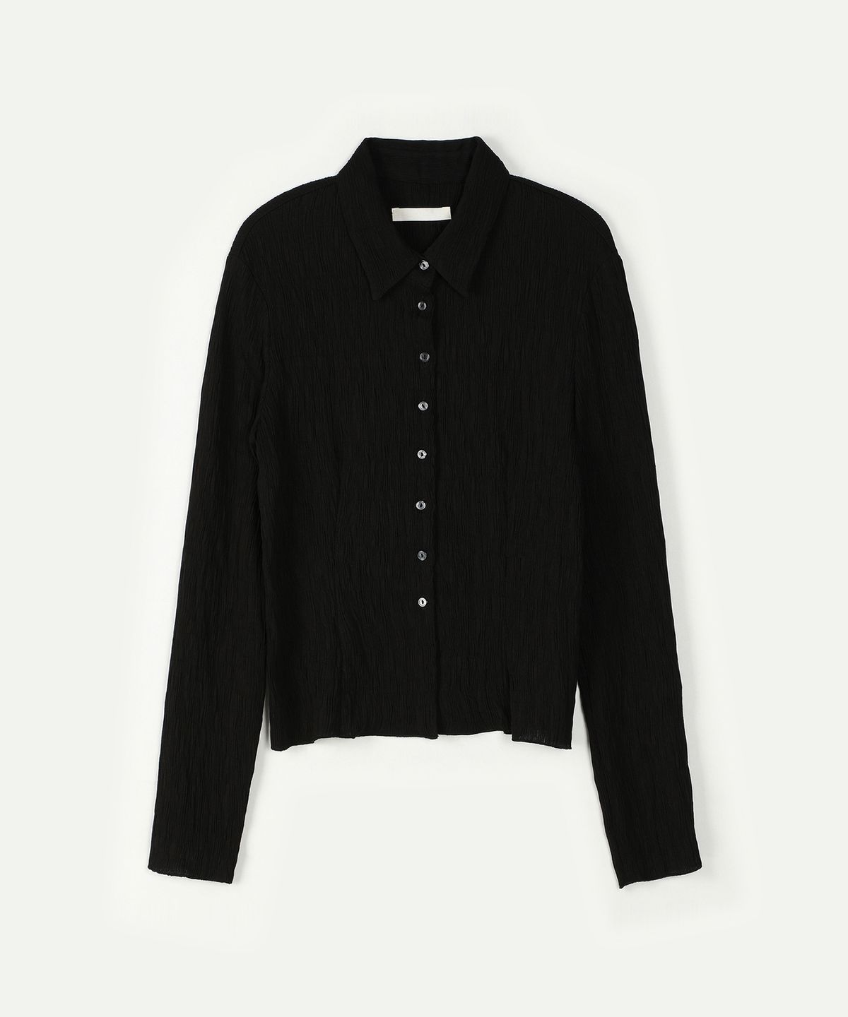 아위(AHWE) CRINKLE SHIRT_BLACK