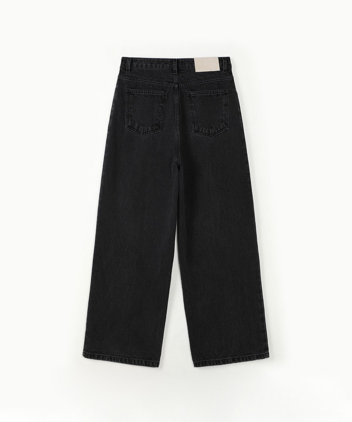 아위(AHWE) ONE TUCK DENIM PANTS_BLACK