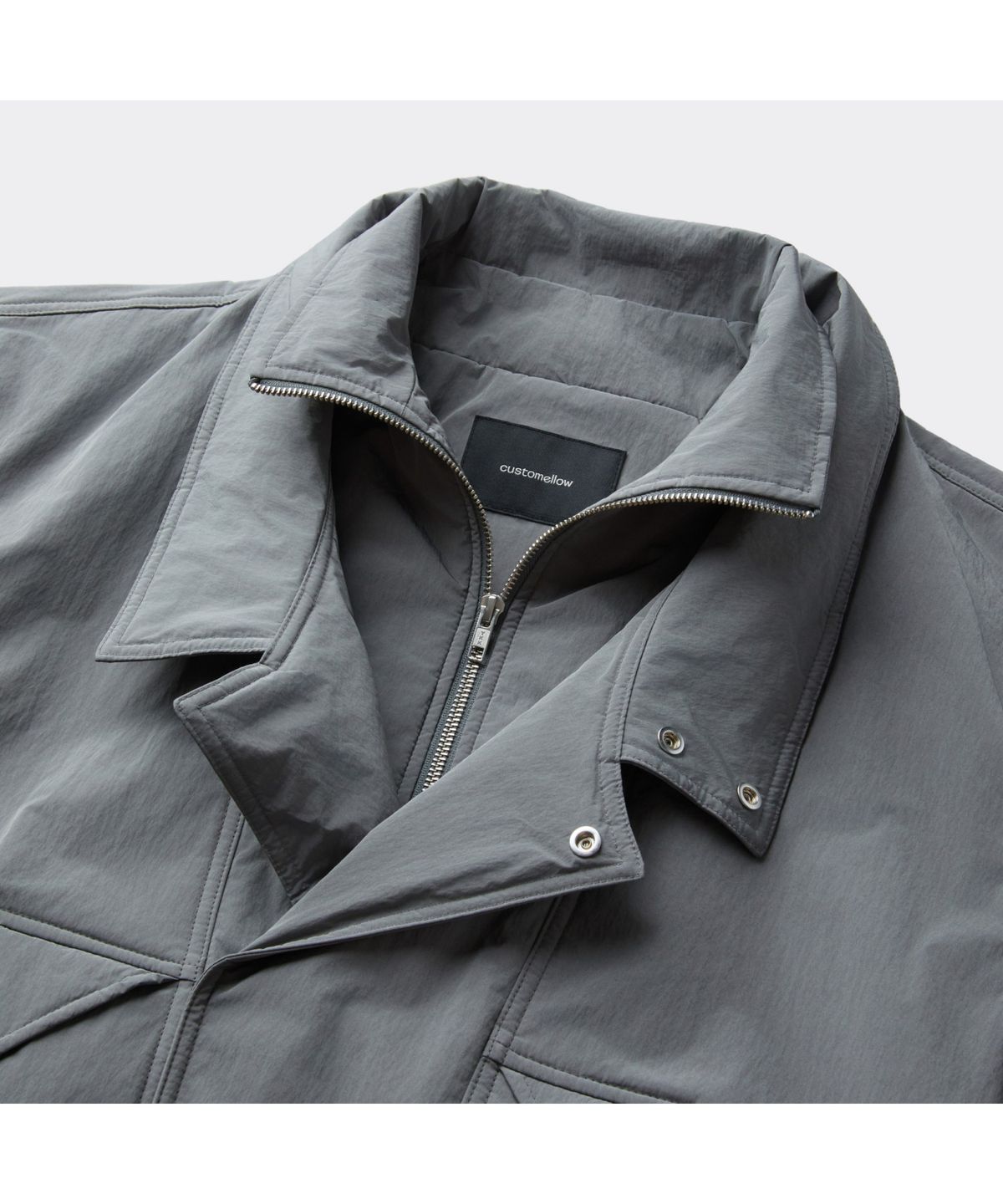 커스텀멜로우(CUSTOMELLOW) Racing Jacket CWUAW25612GYX