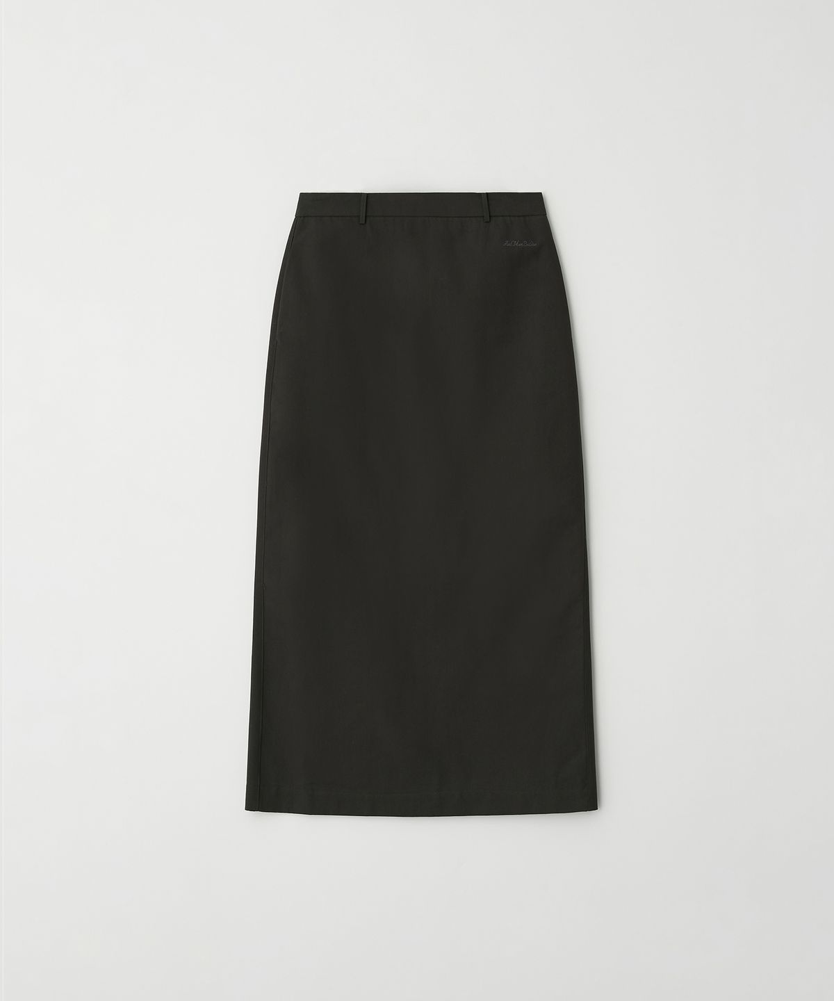 벗튼(BUT'TON) Standard Fit Long Skirt (Charcoal Brown)