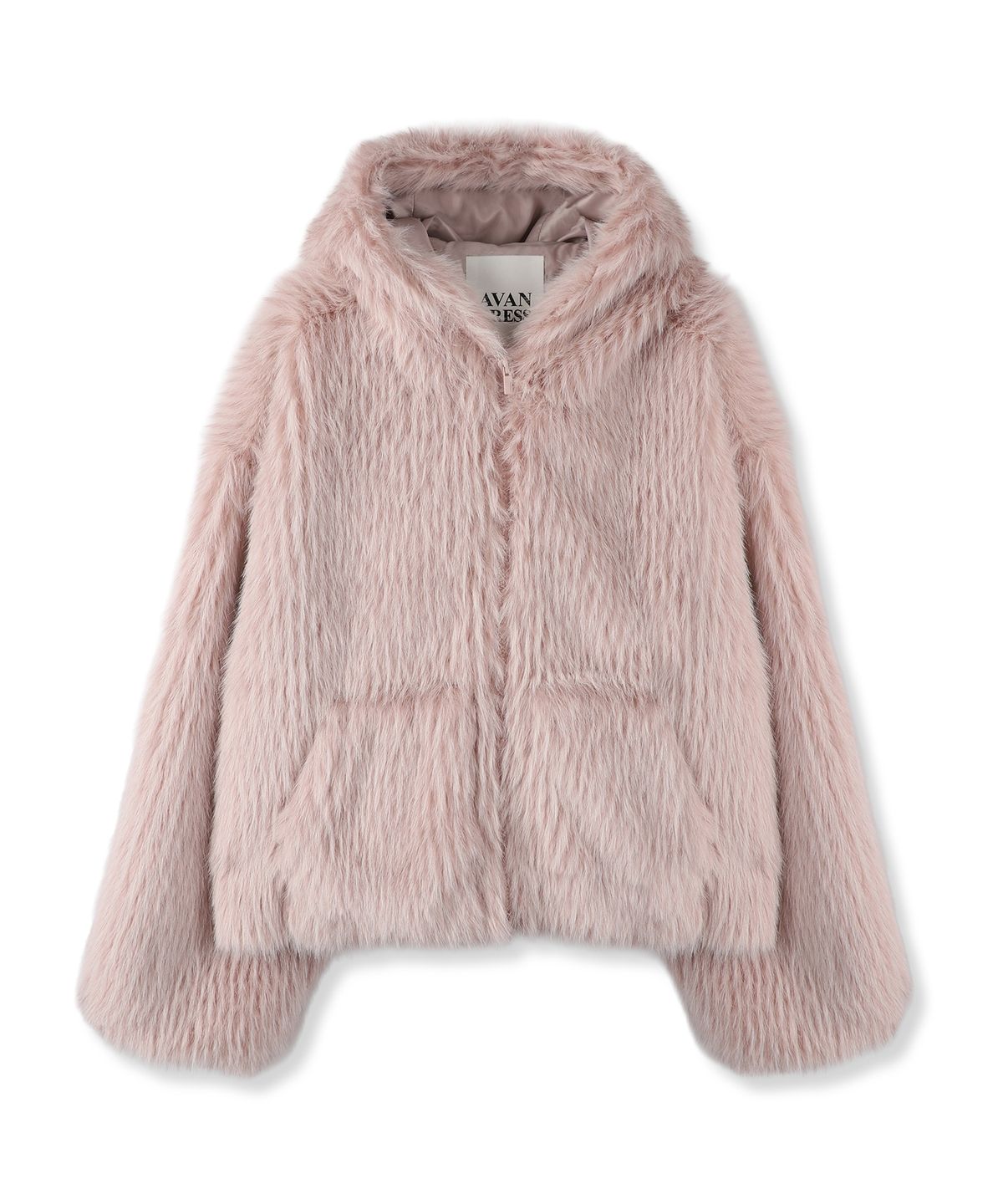 어반드레스(AVANDRESS) Champagne Fur Jacket BLACK