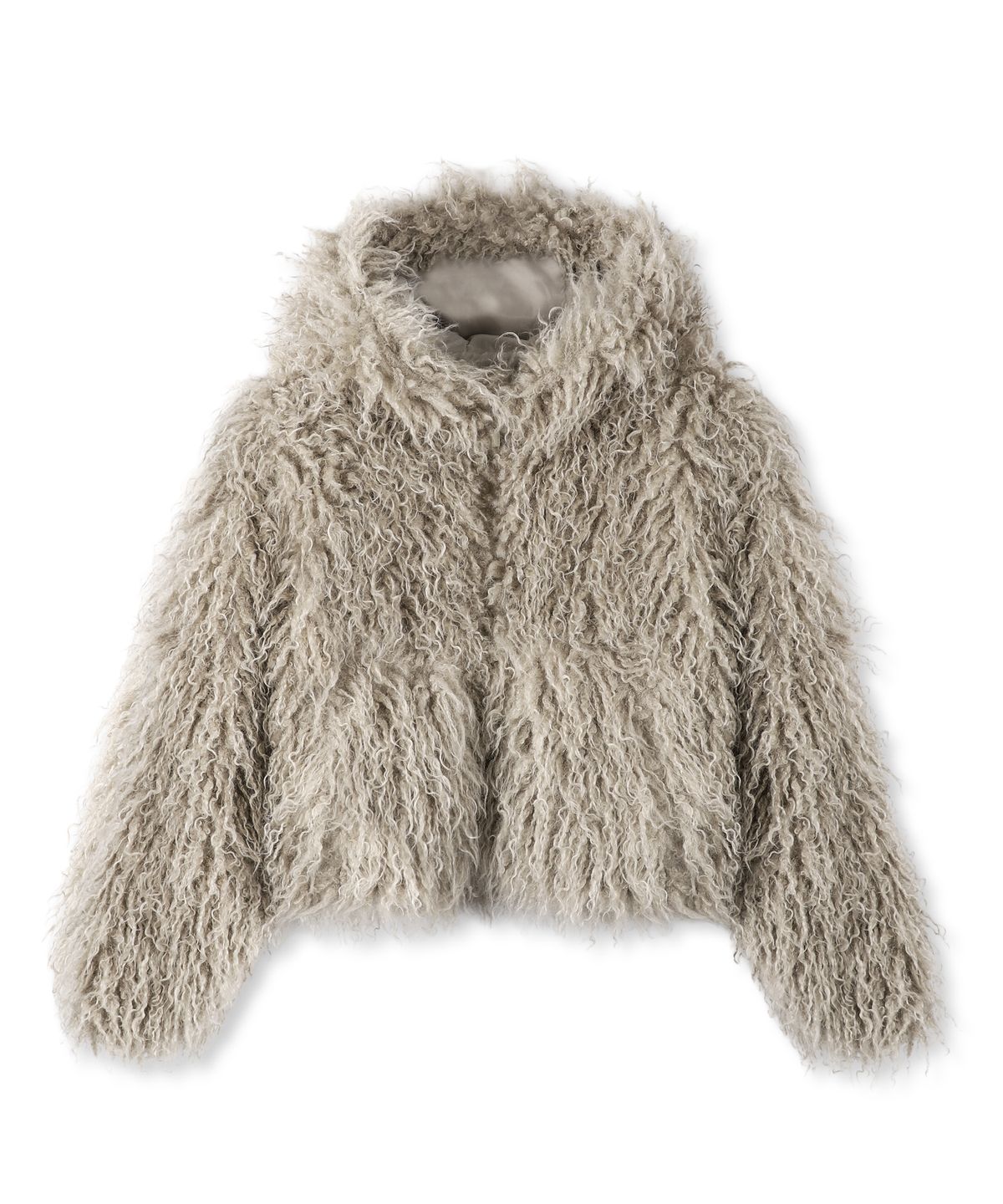 어반드레스(AVANDRESS) Fluffy Hood Jacket BEIGE