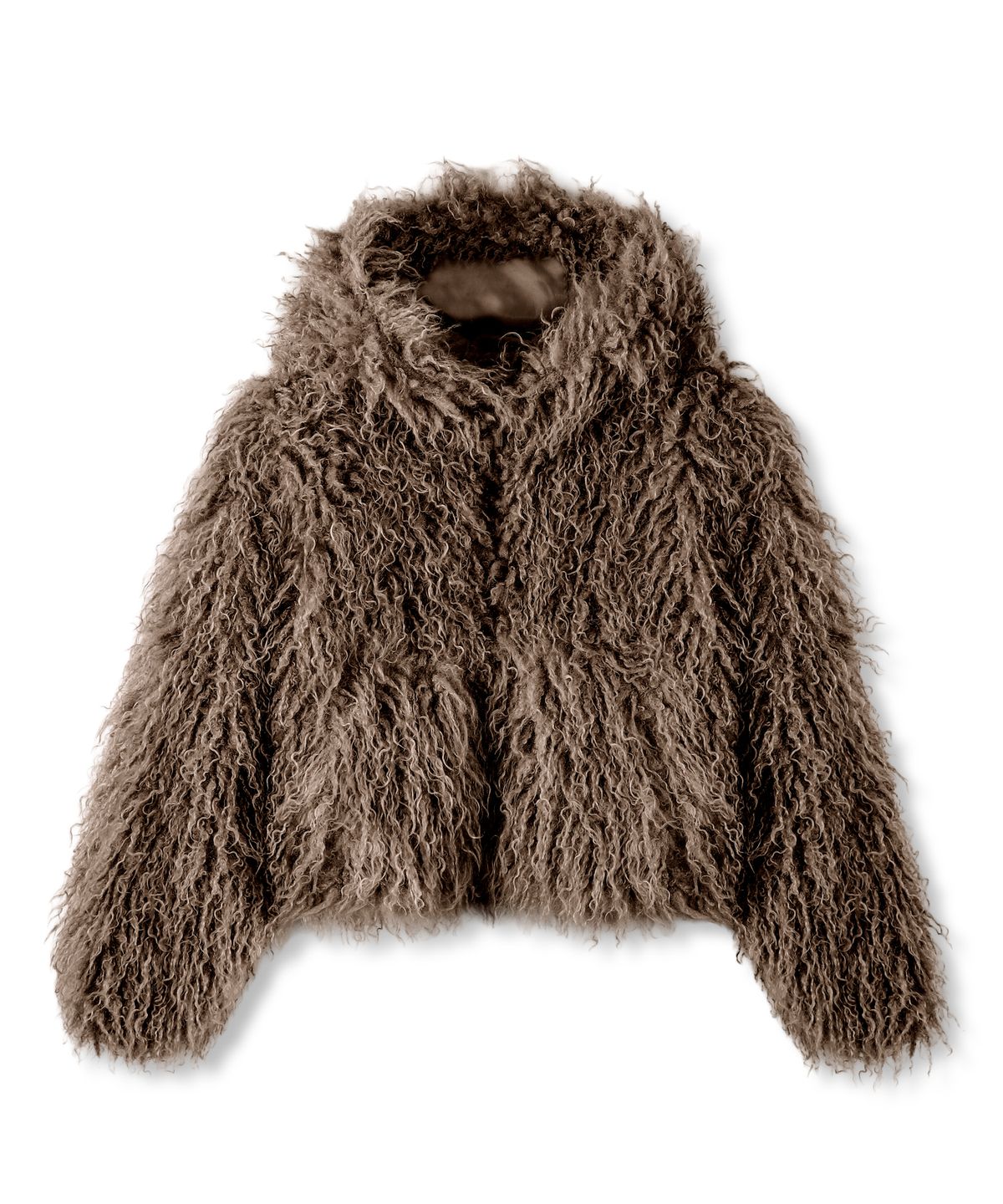 어반드레스(AVANDRESS) Fluffy Hood Jacket BEIGE