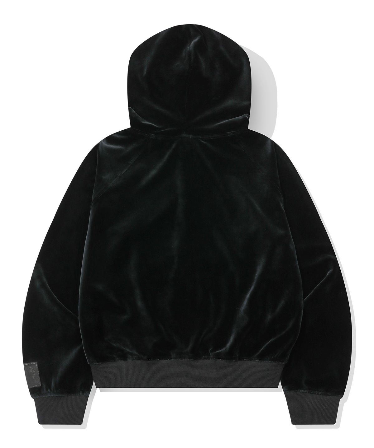 빈트릴(BEENTRILL) 우먼즈 벨로아 래글런 후드집업(블랙)