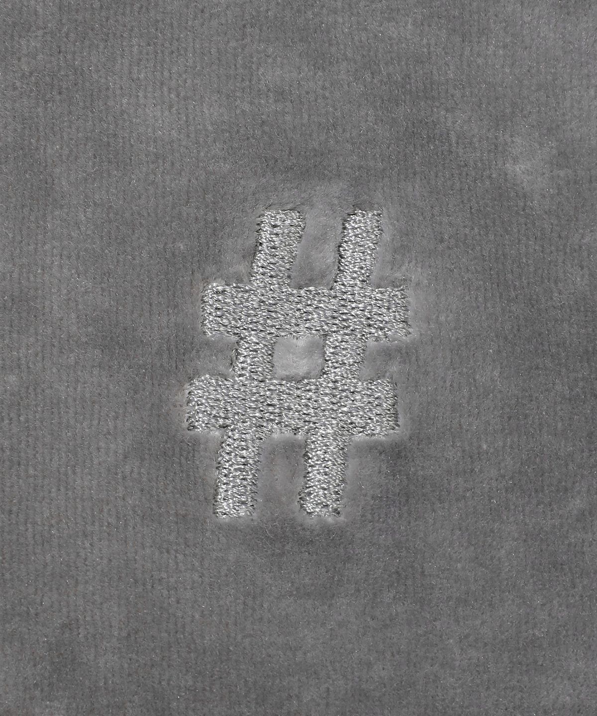 빈트릴(BEENTRILL) 벨로아 해시태그 래글런 맨투맨(그레이)