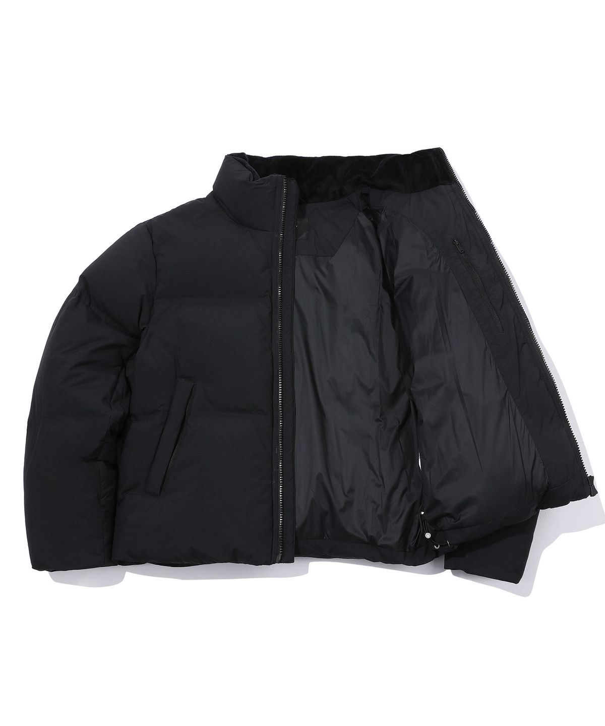 빈트릴(BEENTRILL) 우먼즈 와펜 하이넥 숏패딩(블랙)