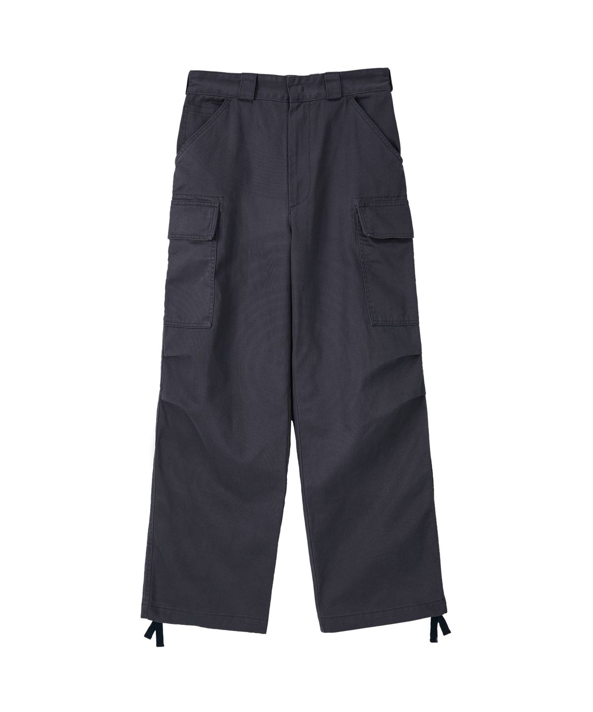 노앙(NOHANT) WASHED UTILITY CARGO PANTS CHARCOAL