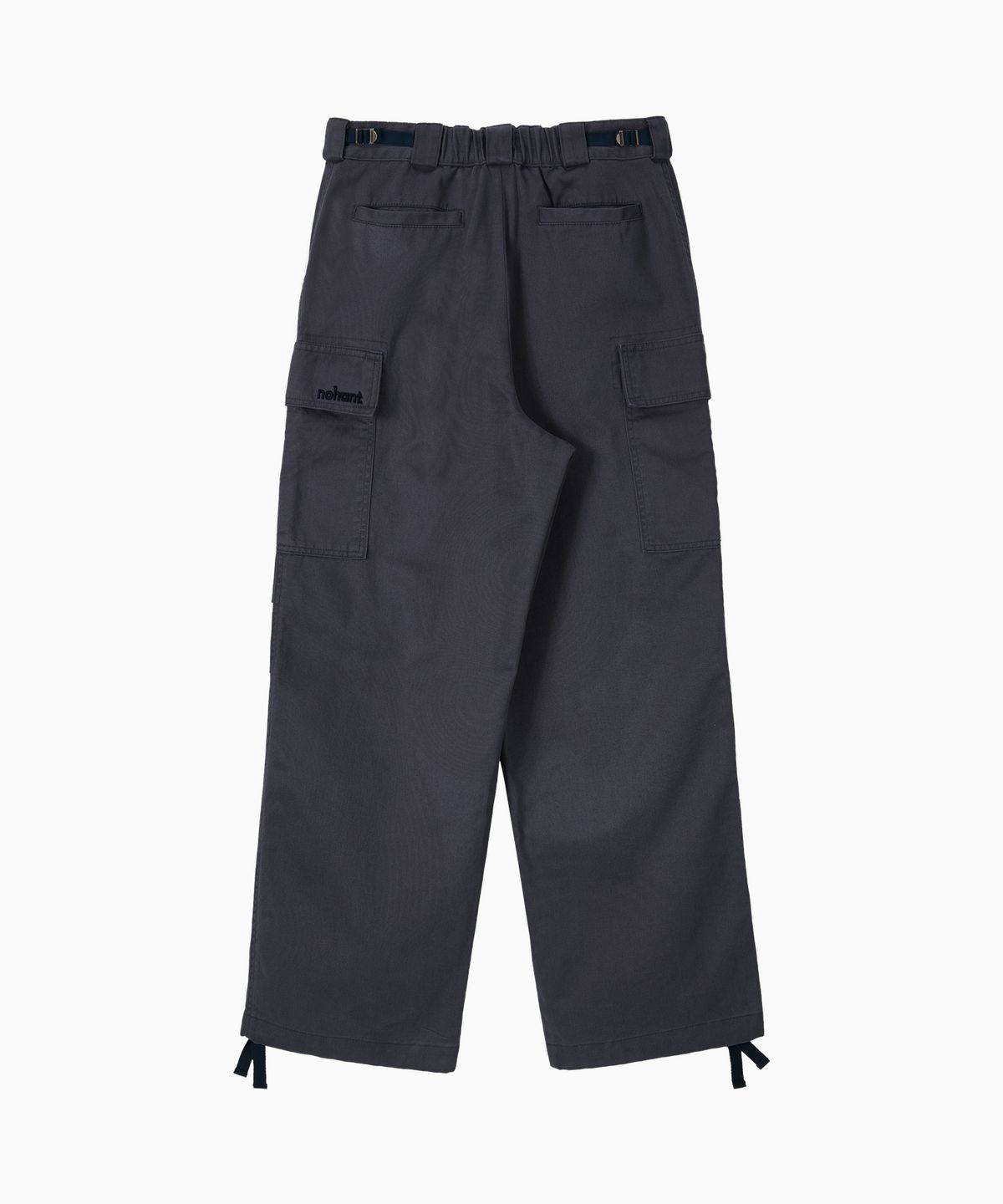 노앙(NOHANT) WASHED UTILITY CARGO PANTS CHARCOAL