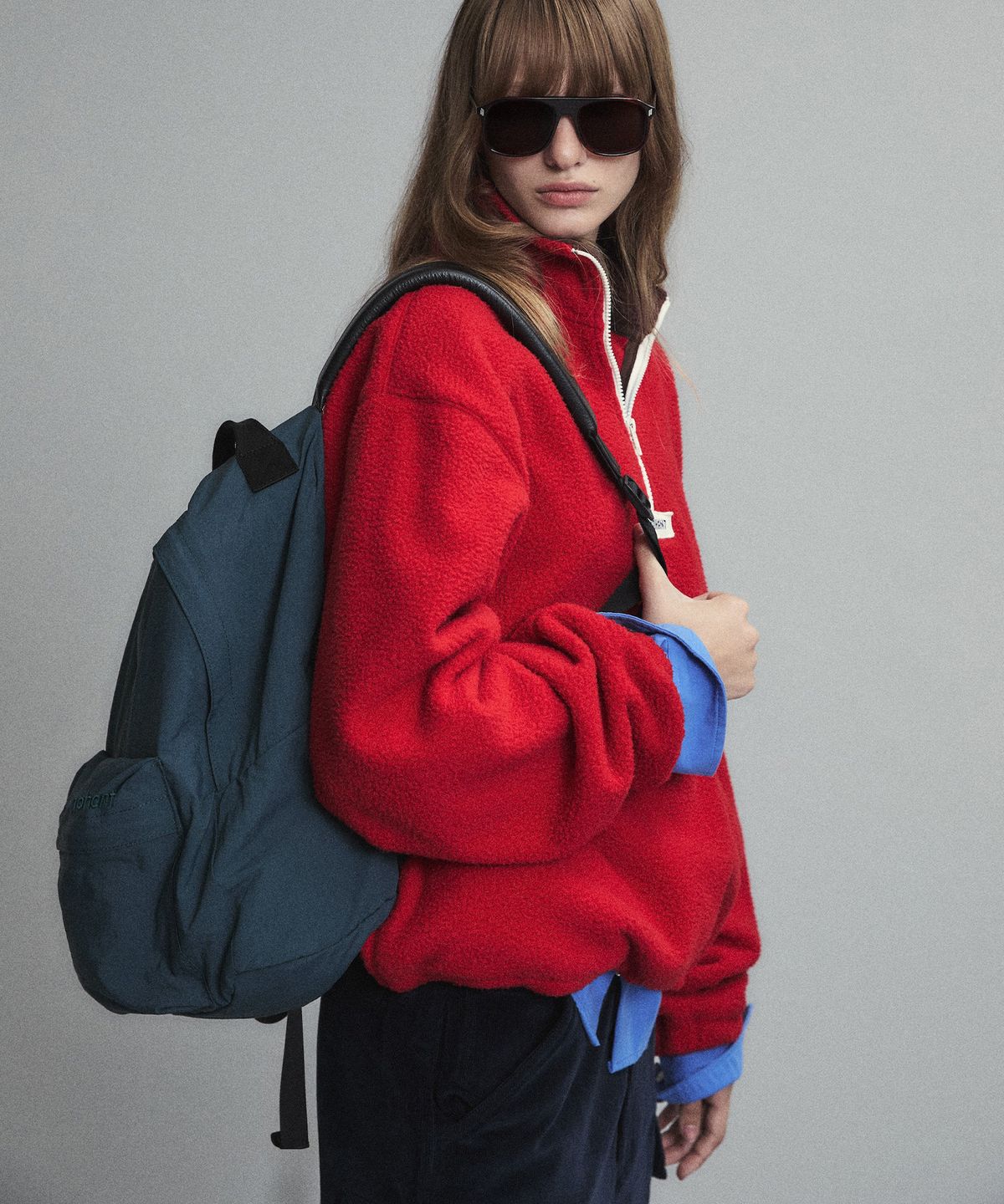 노앙(NOHANT) NYLON DAYPACK TEAL GREEN