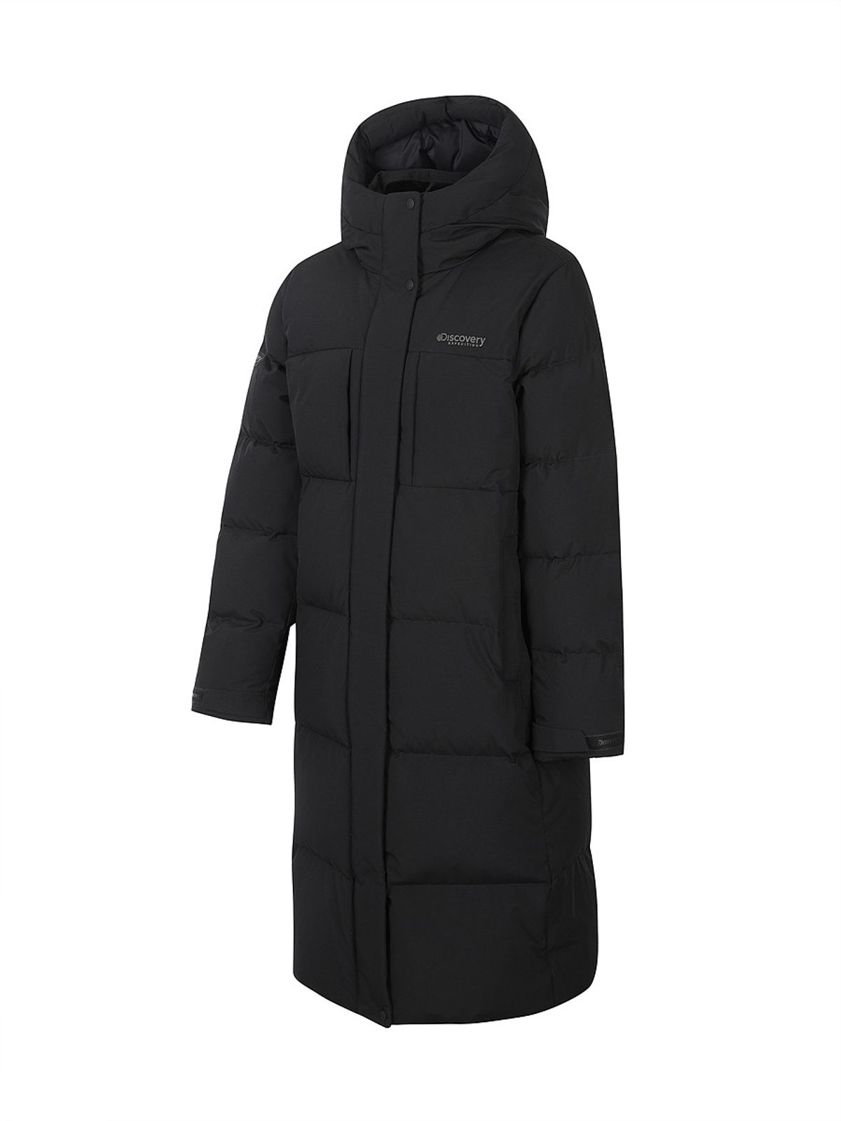 디스커버리 익스페디션(DISCOVERY EXPEDITION) 여성 레스터G 구스다운 롱패딩 (BLACK)