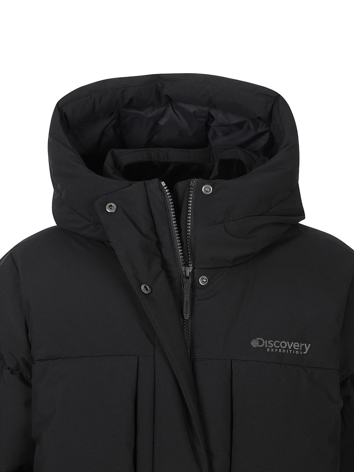 디스커버리 익스페디션(DISCOVERY EXPEDITION) 여성 레스터G 구스다운 롱패딩 (BLACK)
