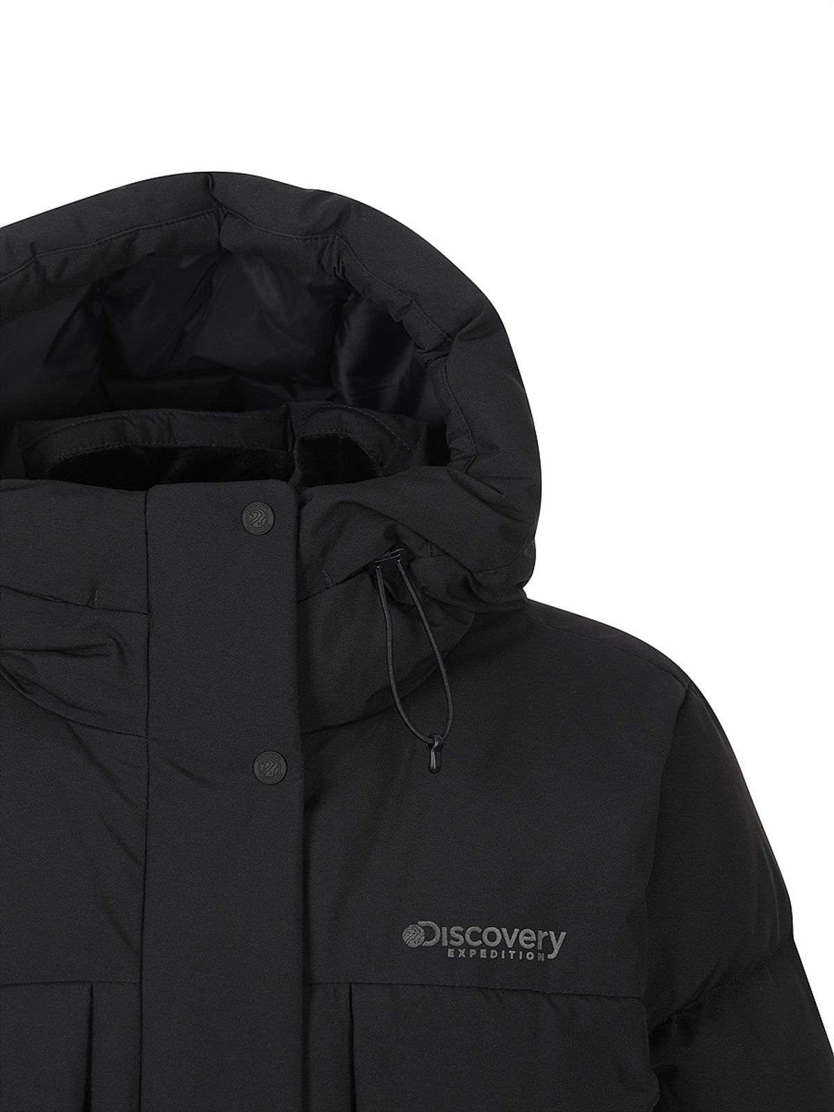 디스커버리 익스페디션(DISCOVERY EXPEDITION) 여성 레스터G 구스다운 롱패딩 (BLACK)