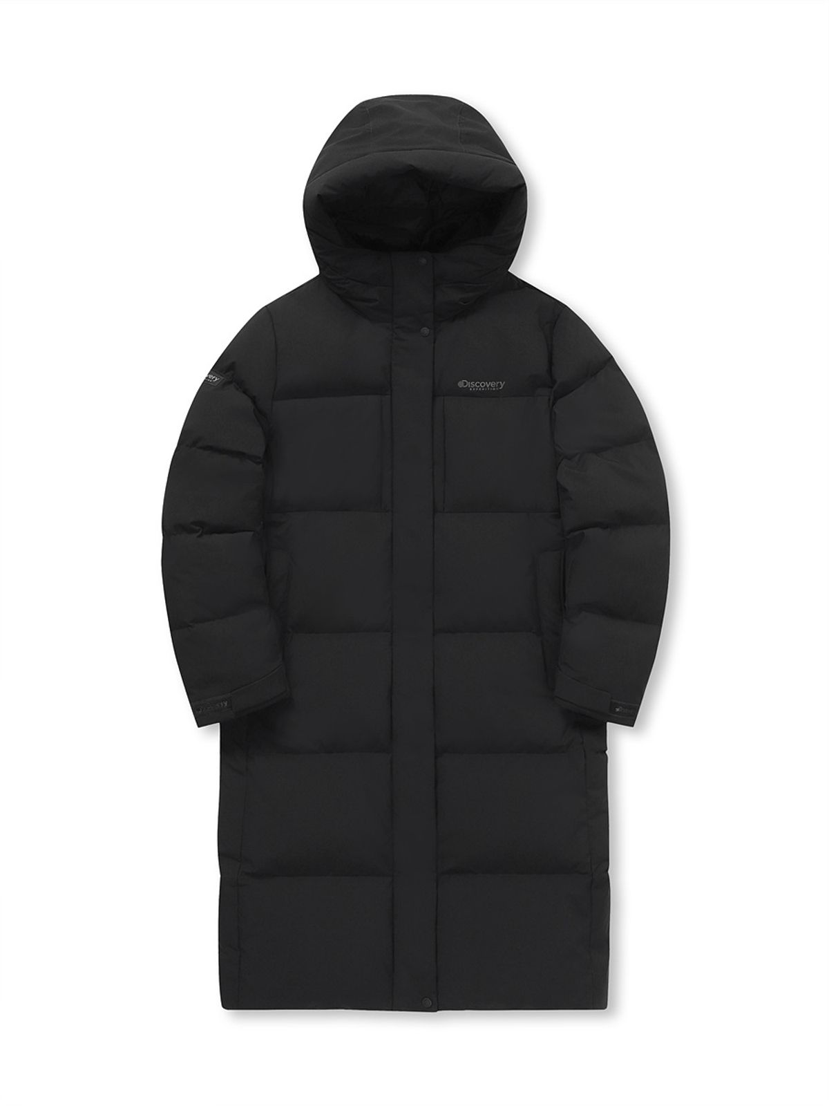 디스커버리 익스페디션(DISCOVERY EXPEDITION) 여성 레스터G 구스다운 롱패딩 (BLACK)