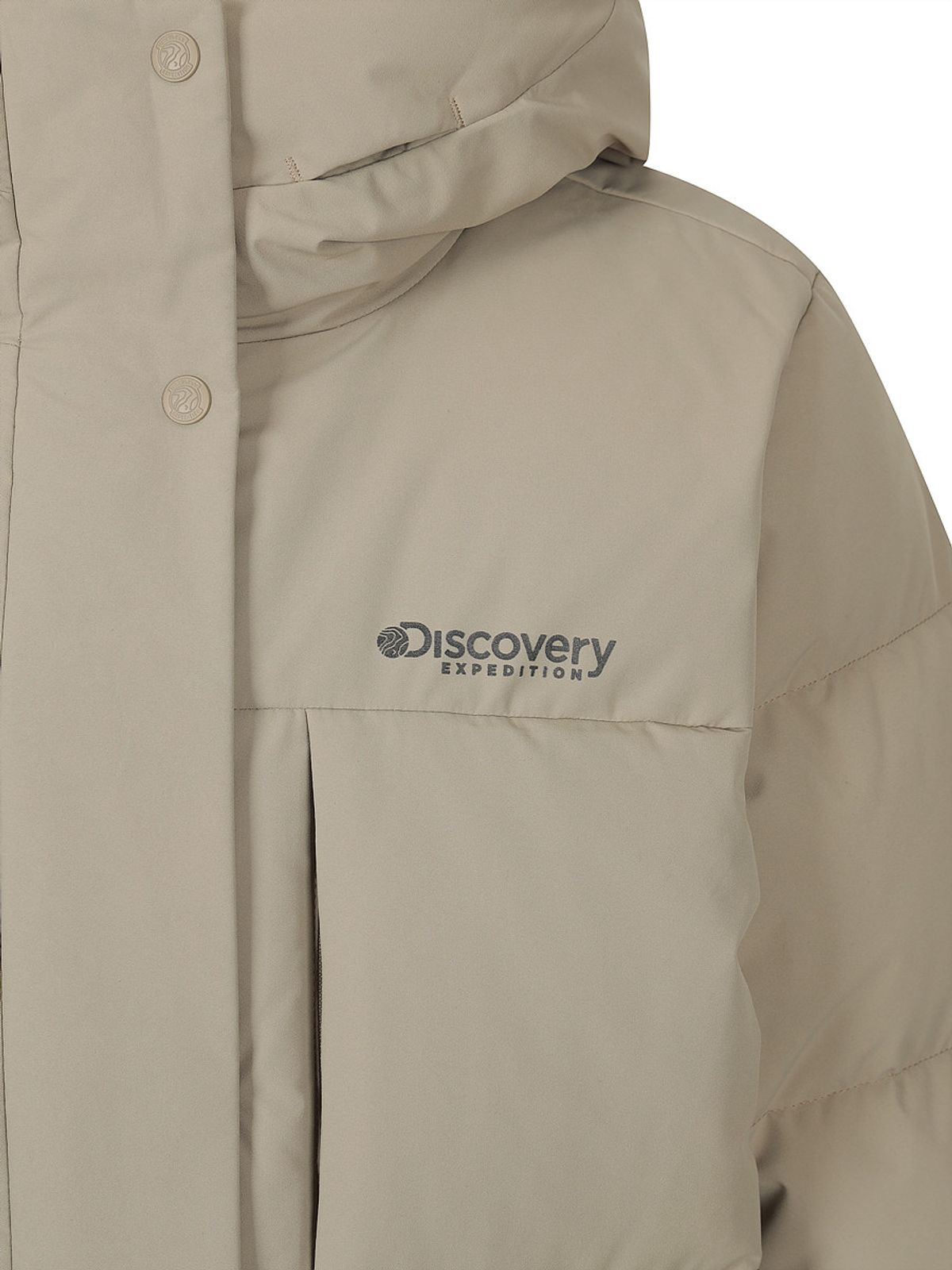 디스커버리 익스페디션(DISCOVERY EXPEDITION) 여성 레스터G 구스다운 롱패딩 (L/BEIGE)
