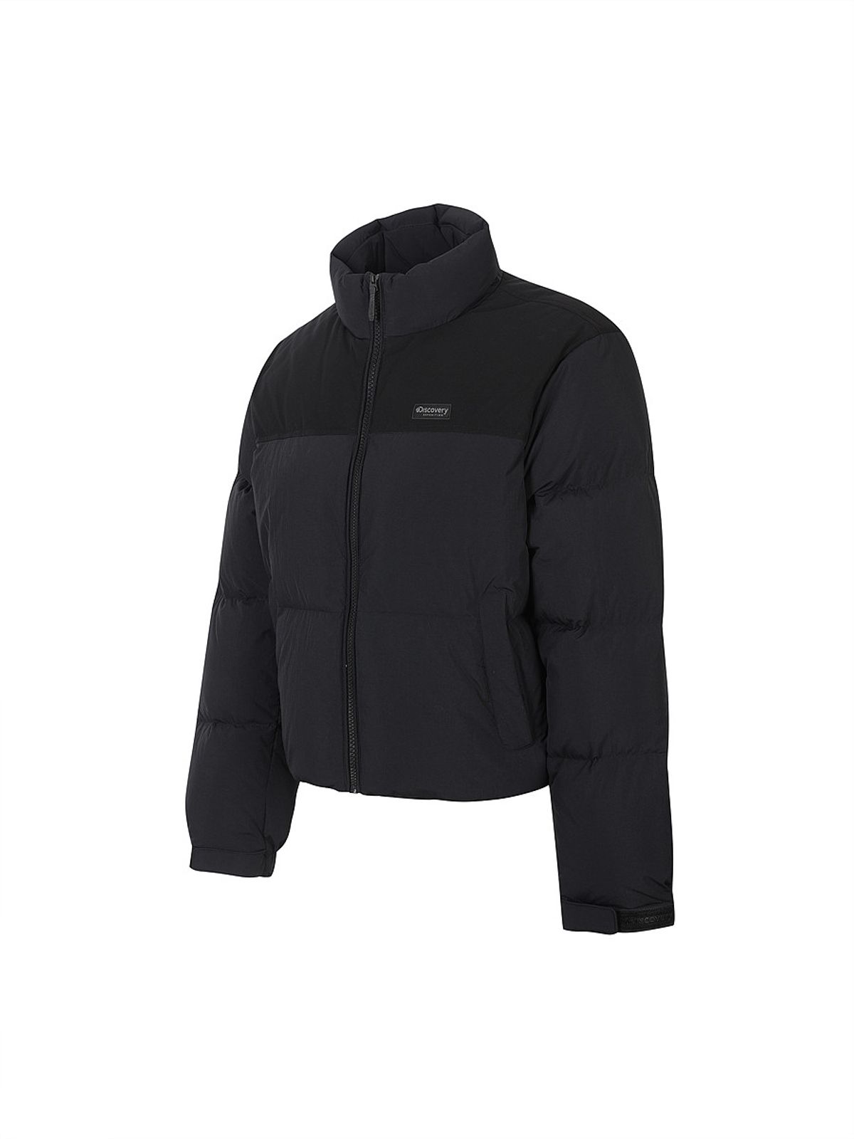 디스커버리 익스페디션(DISCOVERY EXPEDITION) 여성 반슬리 다운 크롭 숏패딩 (L/BLACK)