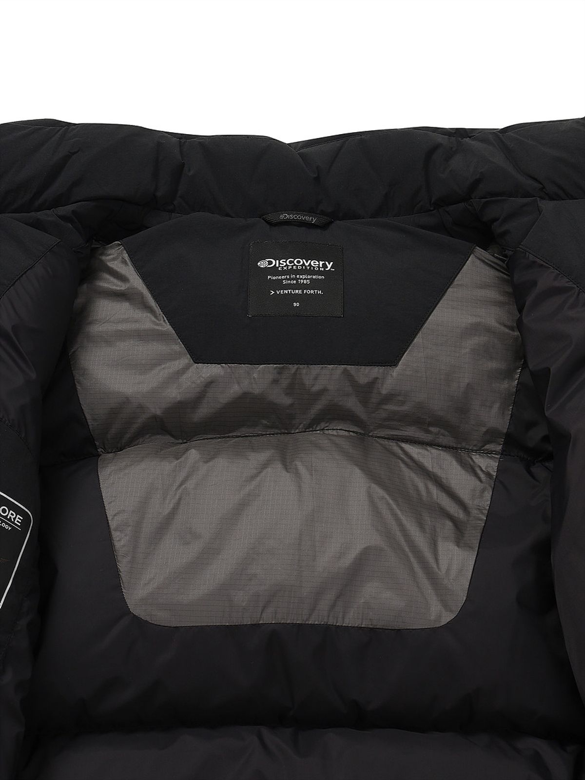 디스커버리 익스페디션(DISCOVERY EXPEDITION) 여성 반슬리 다운 크롭 숏패딩 (L/BLACK)