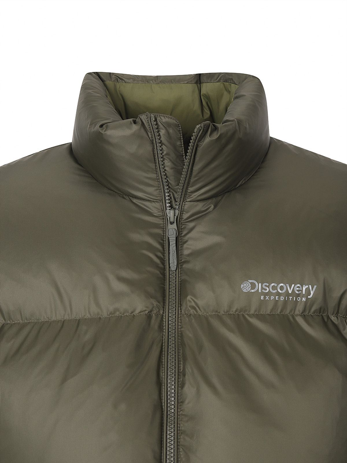 디스커버리 익스페디션(DISCOVERY EXPEDITION) 남성 올튼 하이넥 퍼텍스 퀀텀 다운 숏패딩 (D/OLIVE)