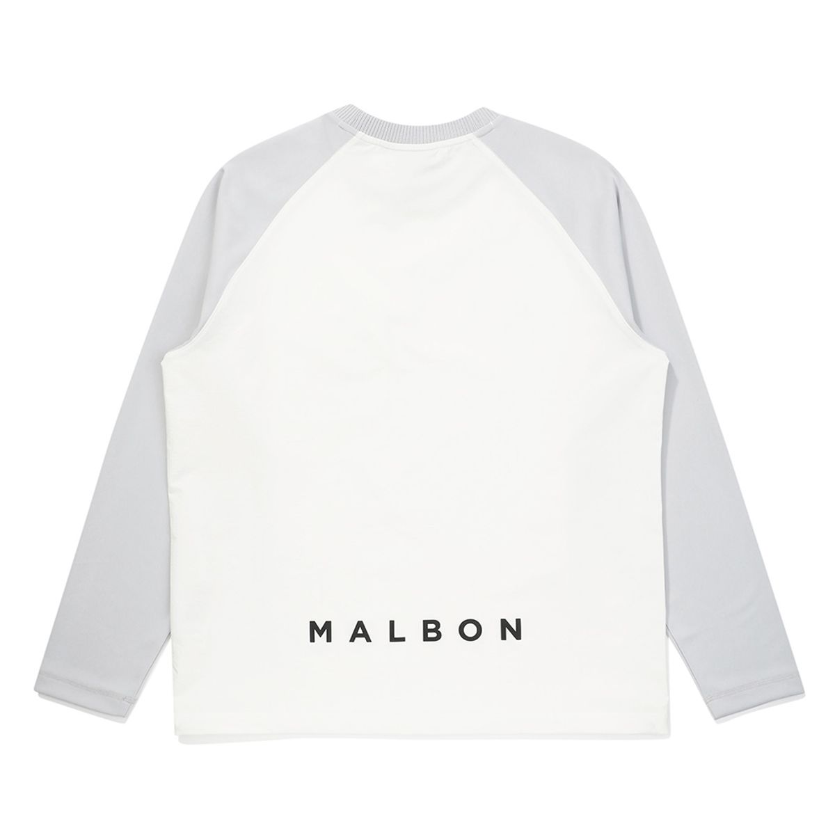 말본 골프(MALBON GOLF) 우븐 믹스 하이브리드 긴팔 티셔츠 OFF WHITE (MAN)