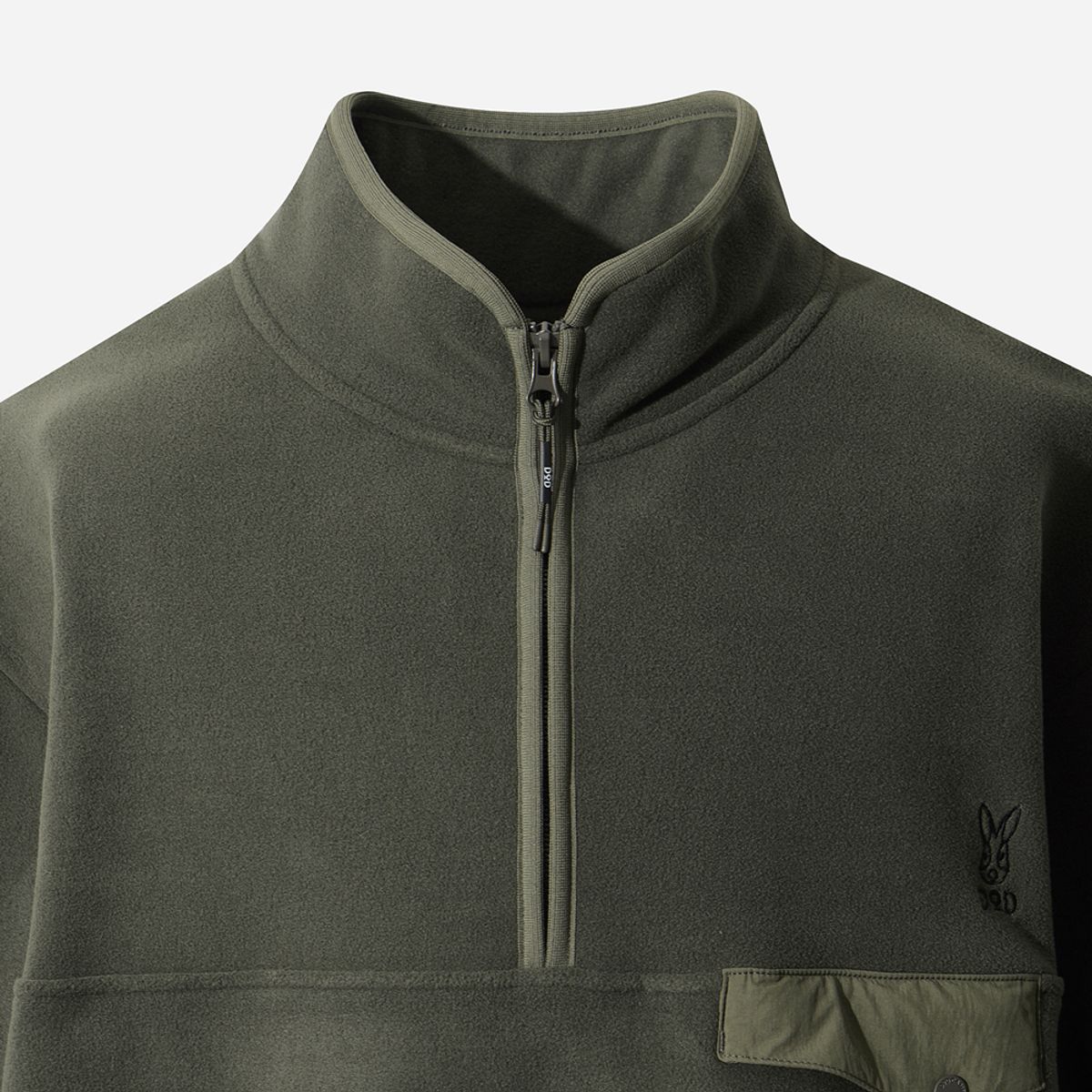디오디(DOD) 히트레스트 플리스 집업 아노락(D.CHARCOAL GREY)