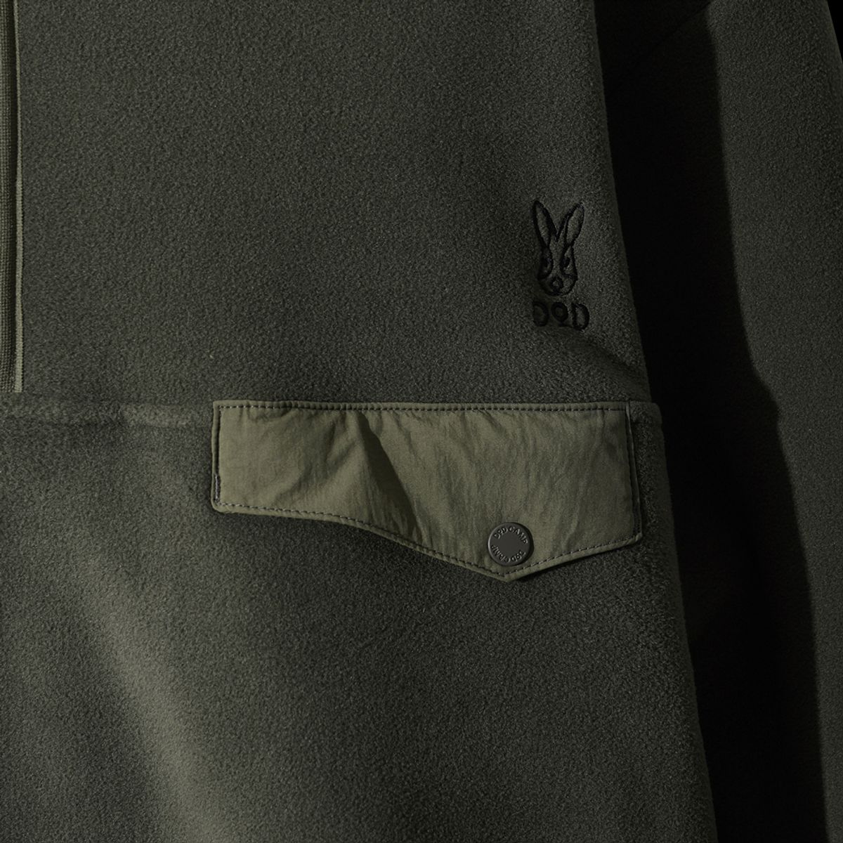 디오디(DOD) 히트레스트 플리스 집업 아노락(D.CHARCOAL GREY)