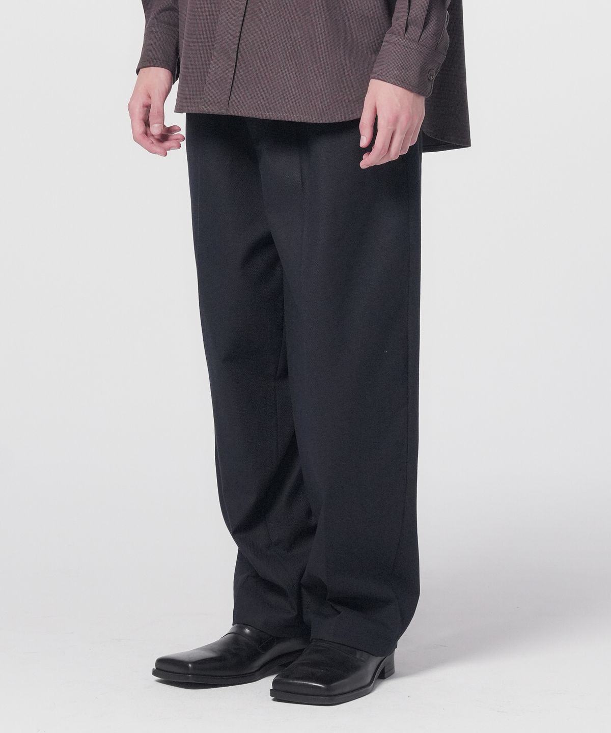 홍우성(HONGWOOSUNG) Spade Wide Work Pants_Dark Navy