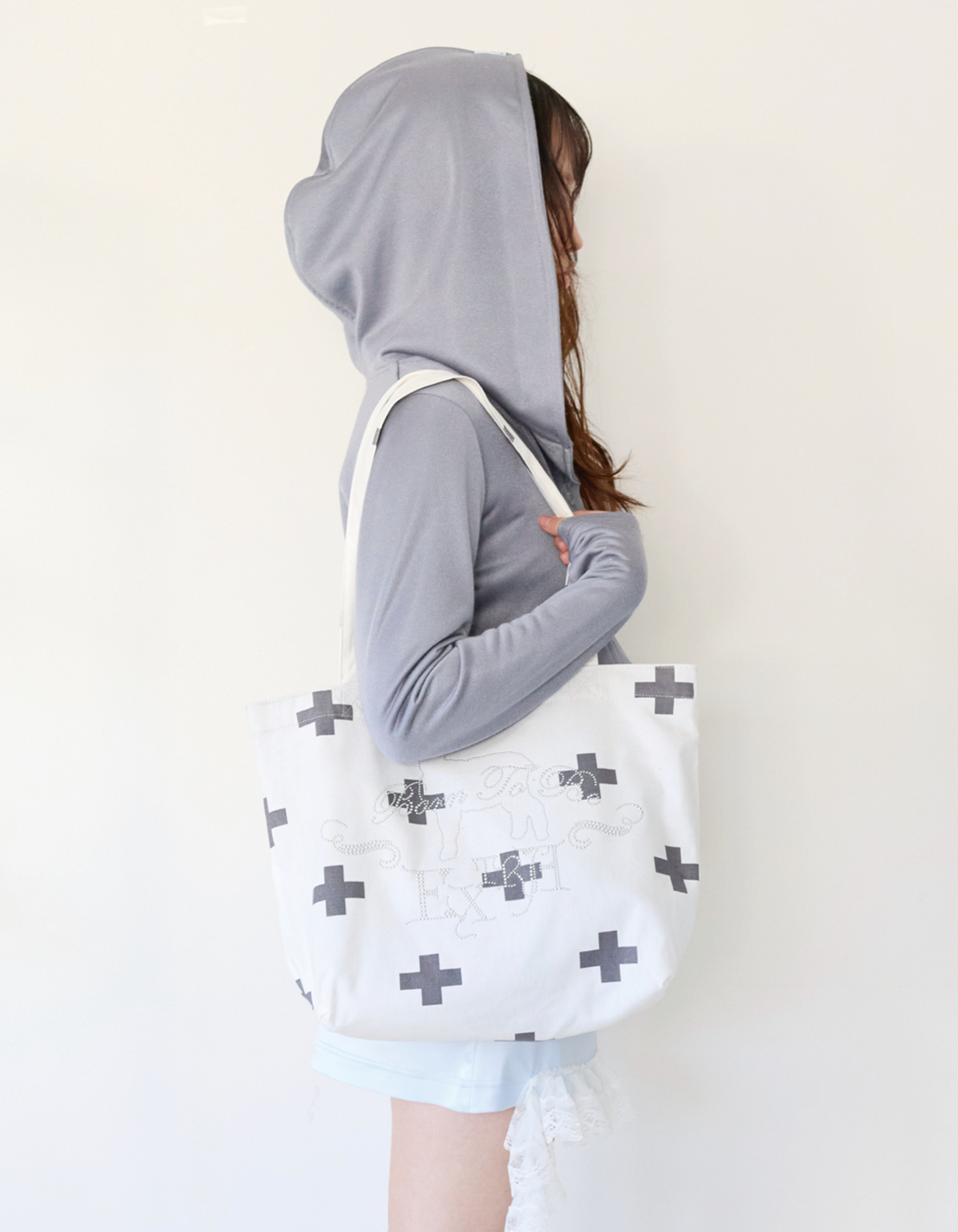 혼쿄(HONKYO) Born to Be Extra Bag-White
