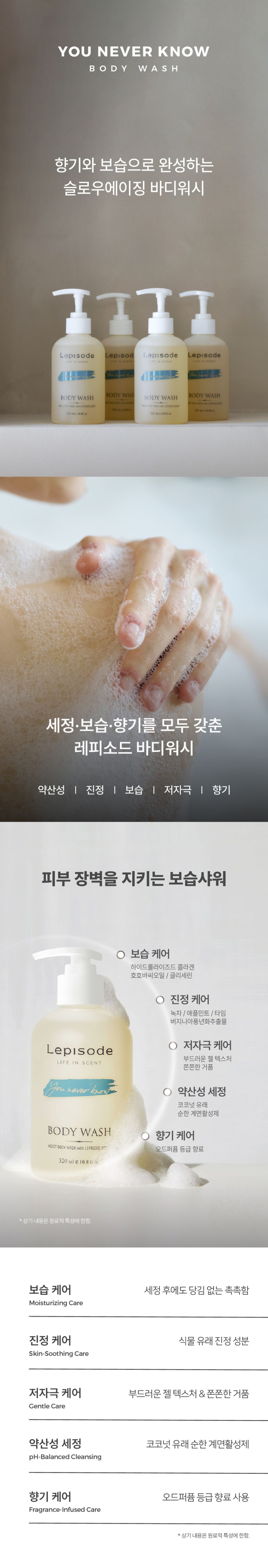 레피소드 유네버노우 바디2종세트