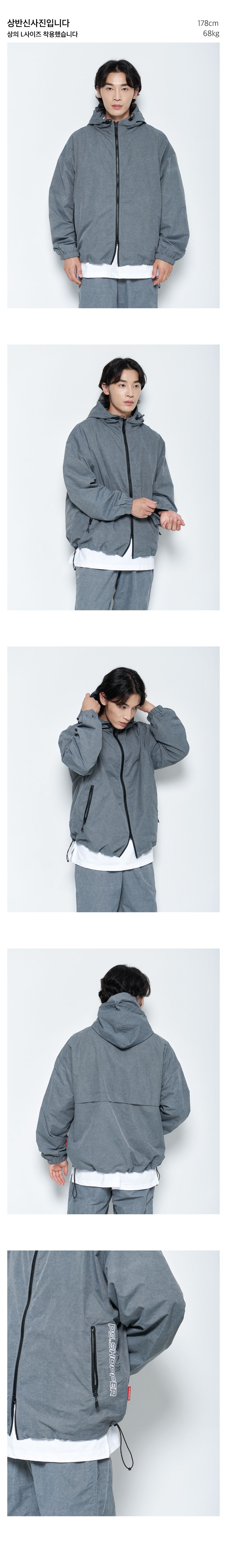 MUSINSA公式 | PSSHOPPER [SET] ピグメントウォッシングナイロン