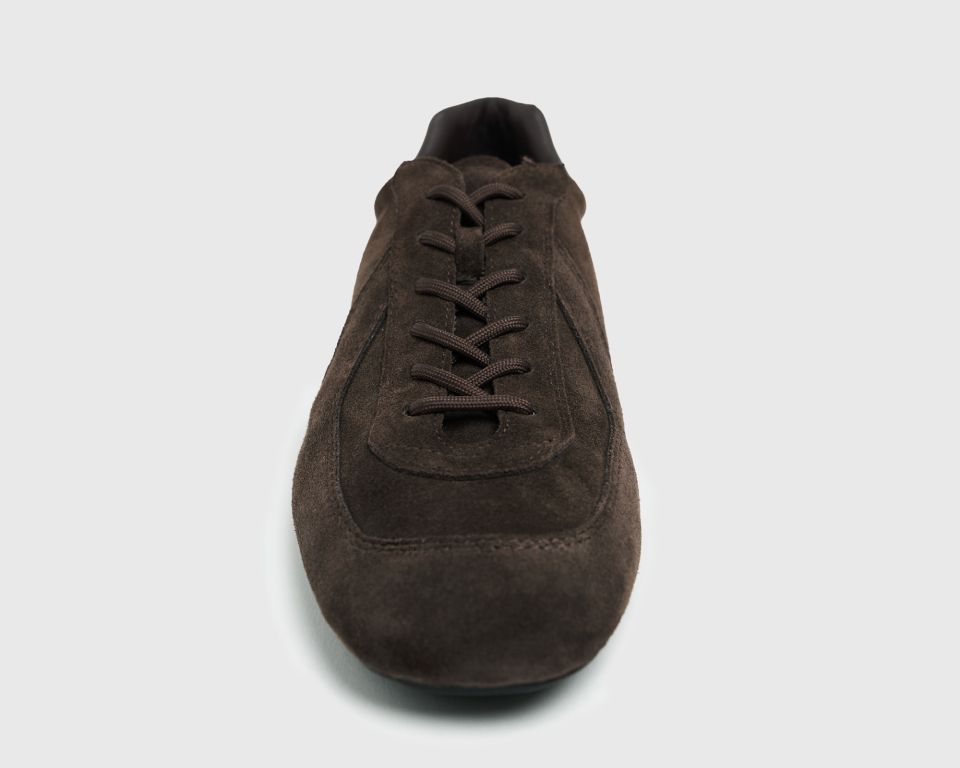 MUSINSA | LOSTGARDEN UNIFORM Driving Sneakers Brown