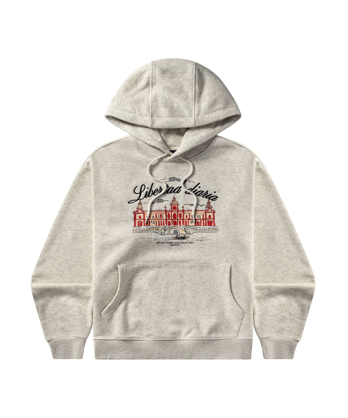 베스티리아(VESTIRYA) City Landmark Hoodie Oatmeal