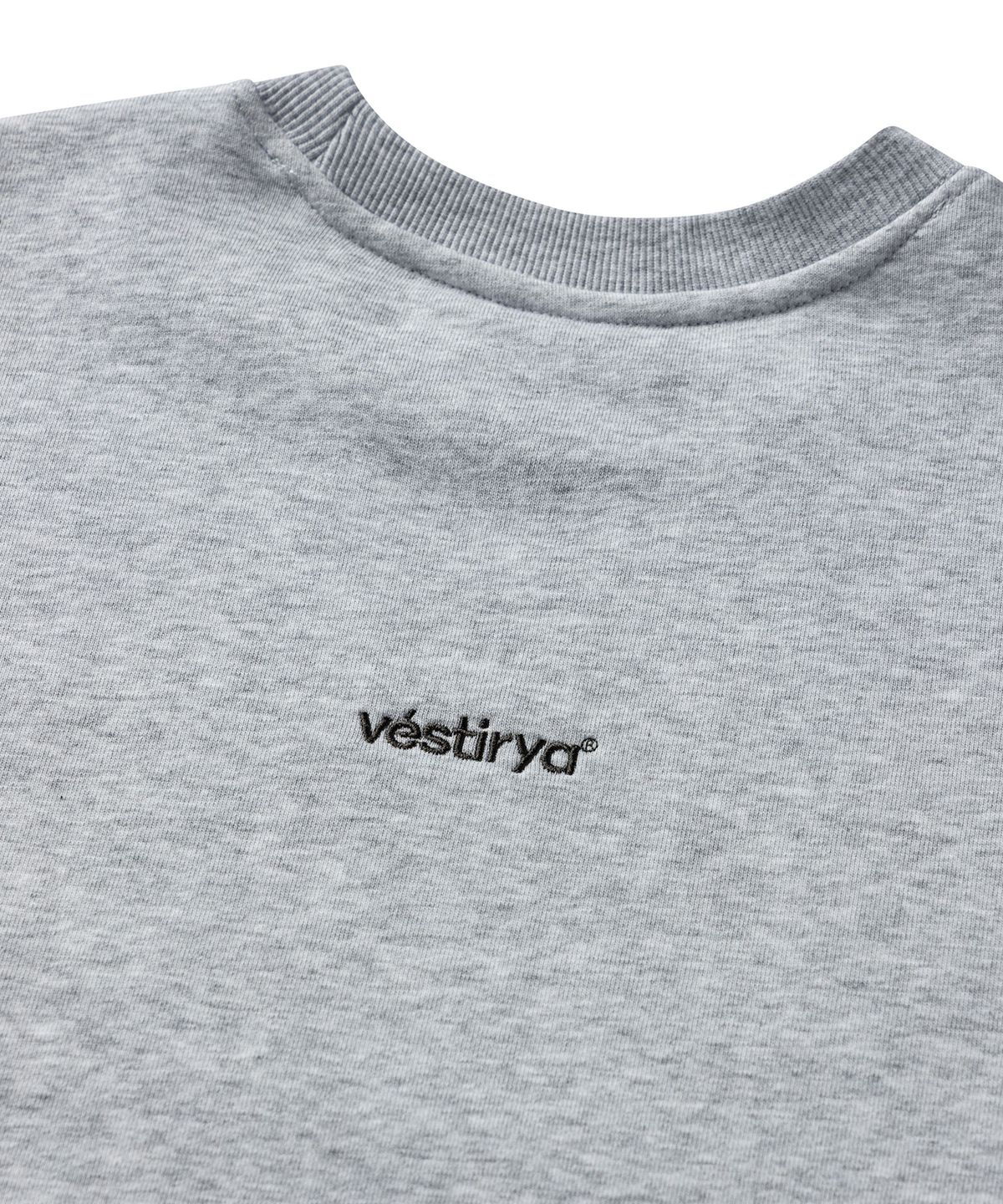 베스티리아(VESTIRYA) Always Logo Sweatshirts Light Gray