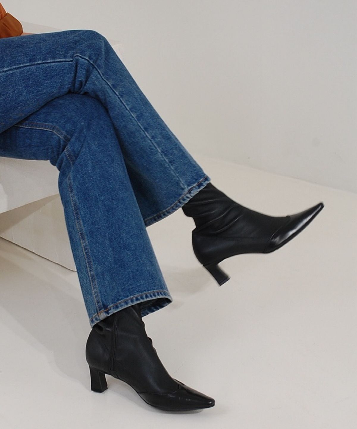 투콤(2COMM) Vickie span ankleboots_black