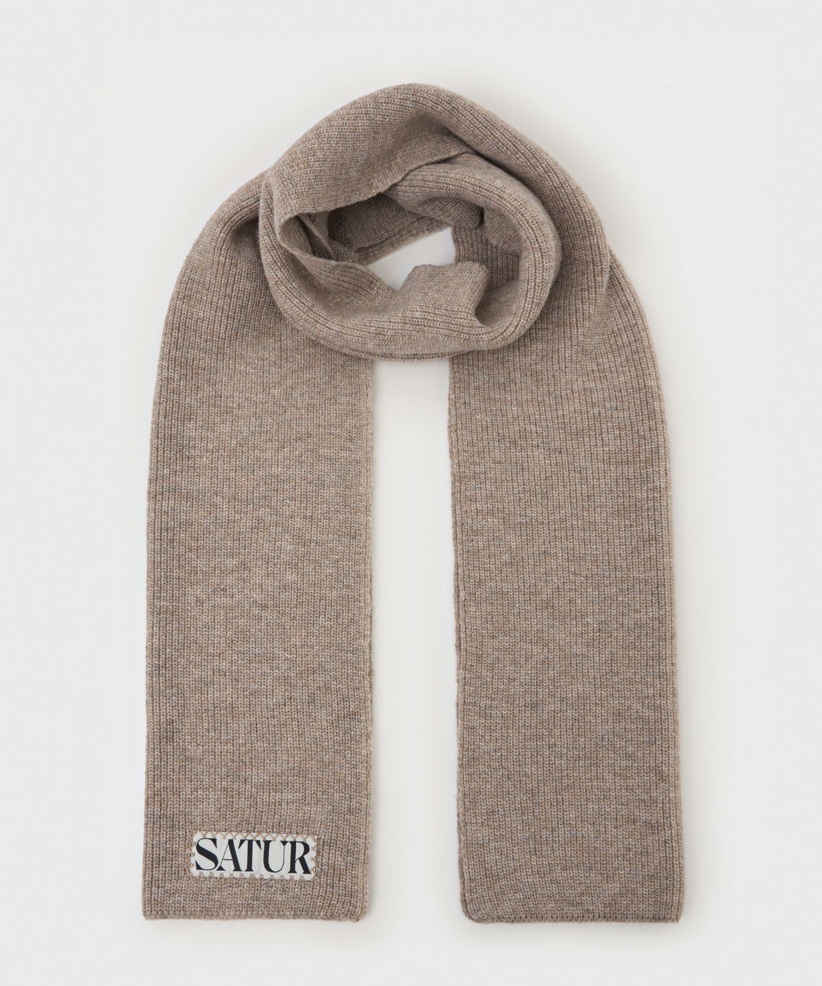 세터(SATUR) 베로나 니트 머플러 베이지