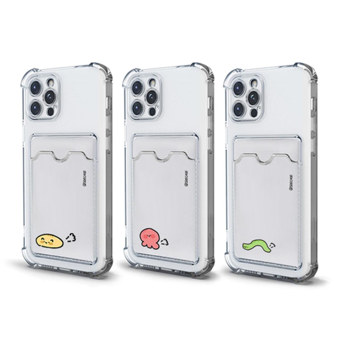이레케이스앤굿즈(IRECASEGOODS) 색칠 바다 친구들 아이폰 갤럭시 방탄 카드수납케이스
