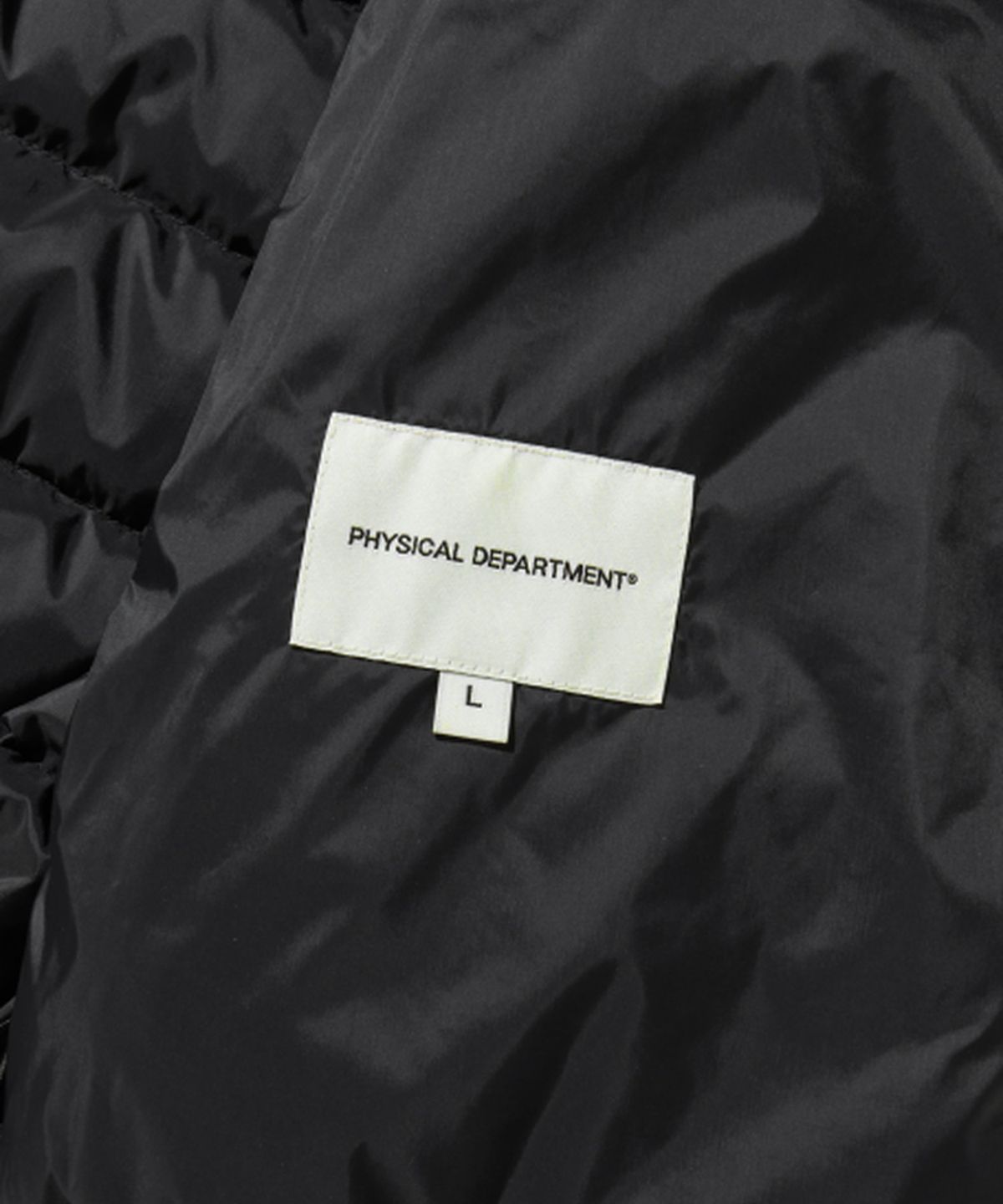 피지컬 디파트먼트(PHYSICAL DEPARTMENT) 하이크 라이트 웨이트 다운 자켓 차콜