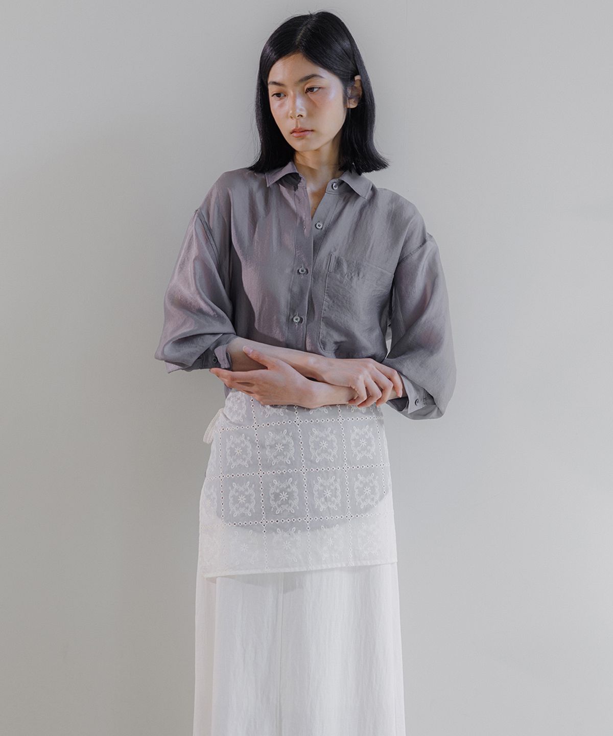 오어서울(AURE SEOUL) 레이스 랩 스커트