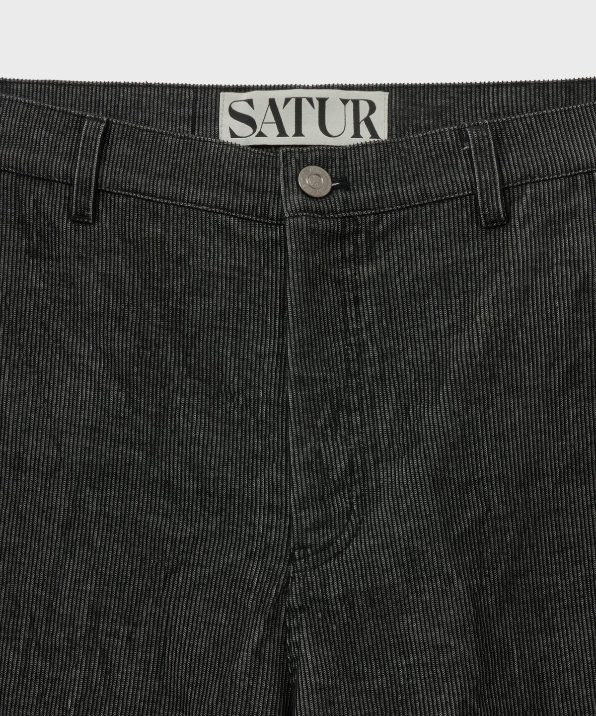 세터(SATUR) 카마로 코듀로이 페이드 팬츠 블랙