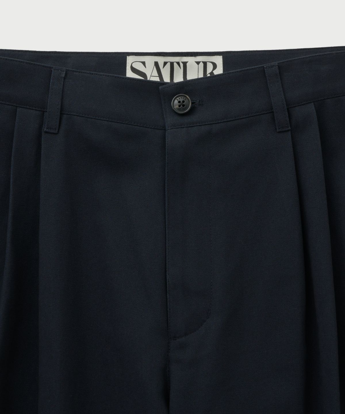 세터(SATUR) 릴렉스드 코튼 치노 팬츠 다크 네이비